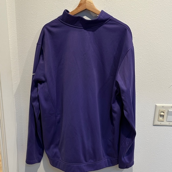 Nike Vikings Golf Purple Therma-Fit Pullover - Picture 4 of 4